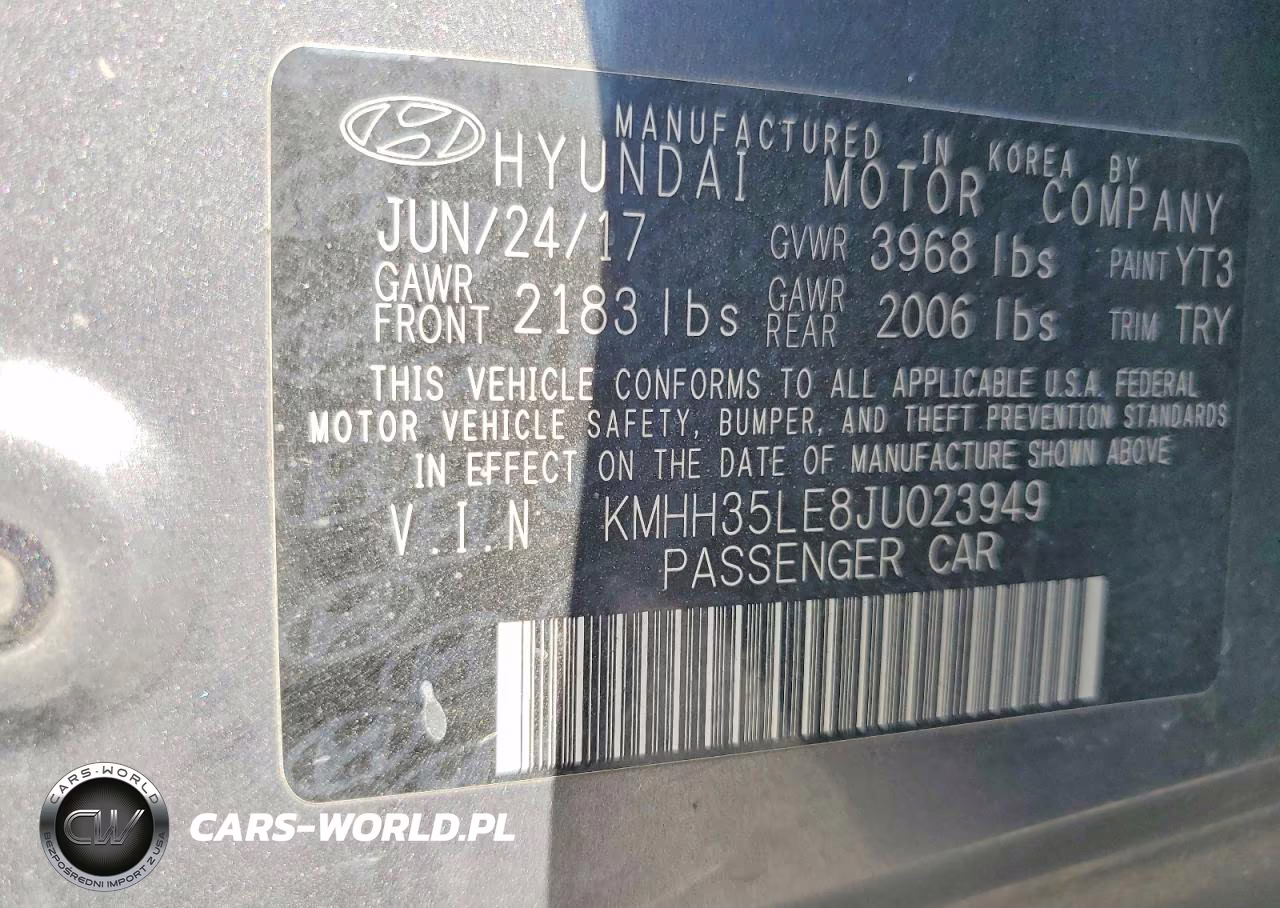 2018 Hyundai Elantra Gt Base VIN:KMHH35LE8JU023949 - 13
