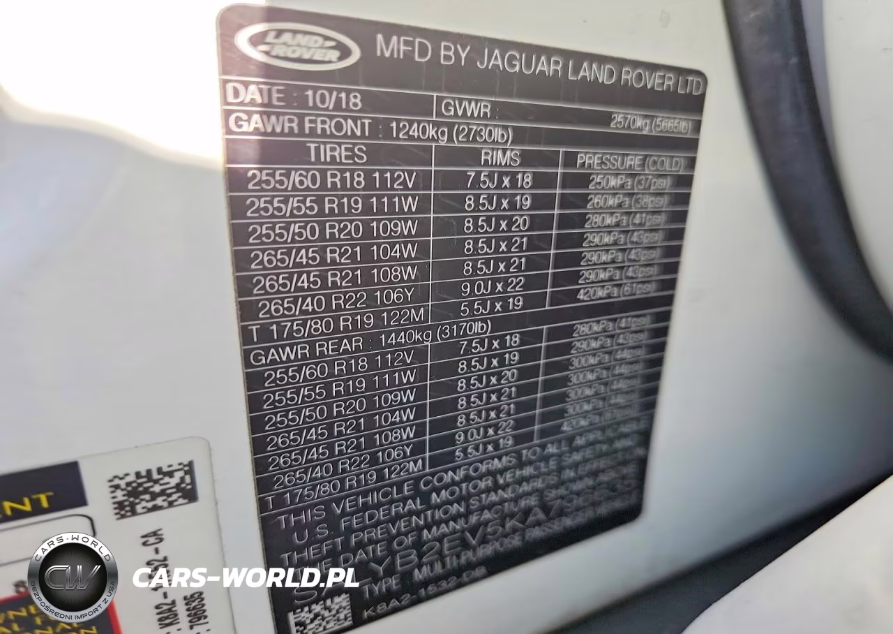 2019 Land Rover Range Rover Velar S VIN:SALYB2EV5KA796635 - 13