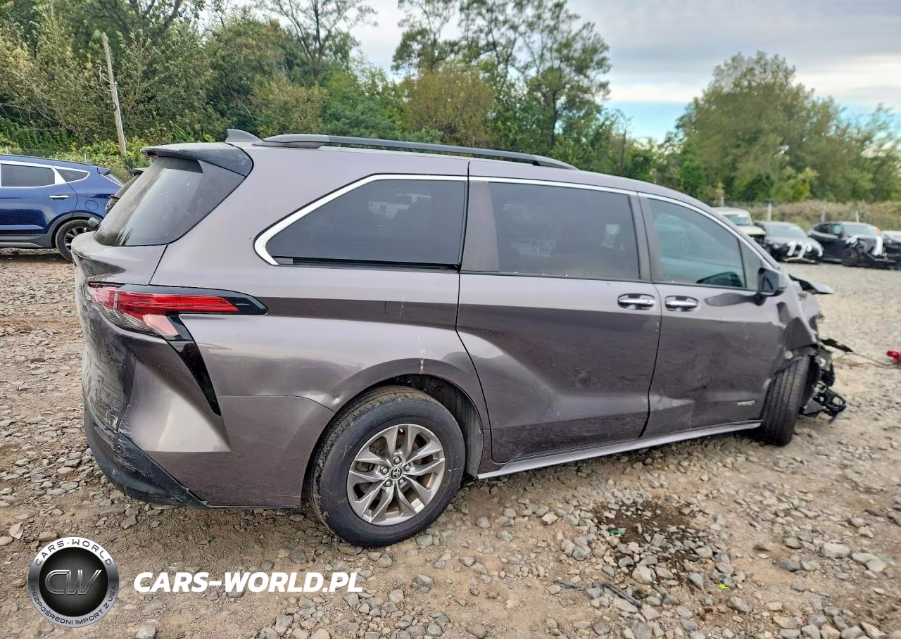 2021 Toyota Sienna Xle VIN:5TDYRKEC2MS009423 - 3