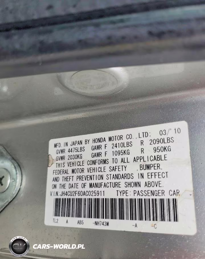 2010 Acura Tsx VIN:JH4CU2F60AC025911 - 13