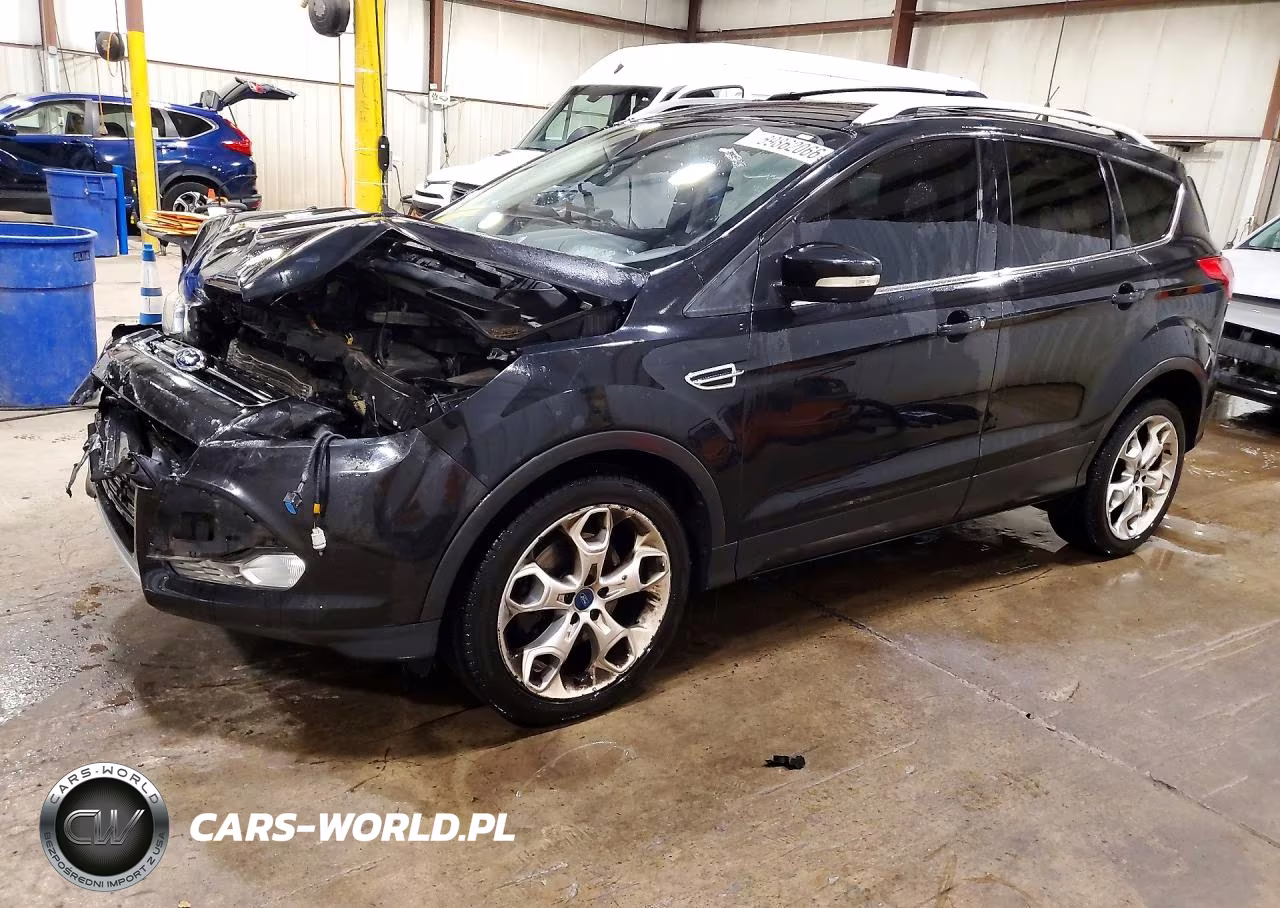 2013 Ford Escape Titanium VIN:1FMCU9J91DUB59848 - 1