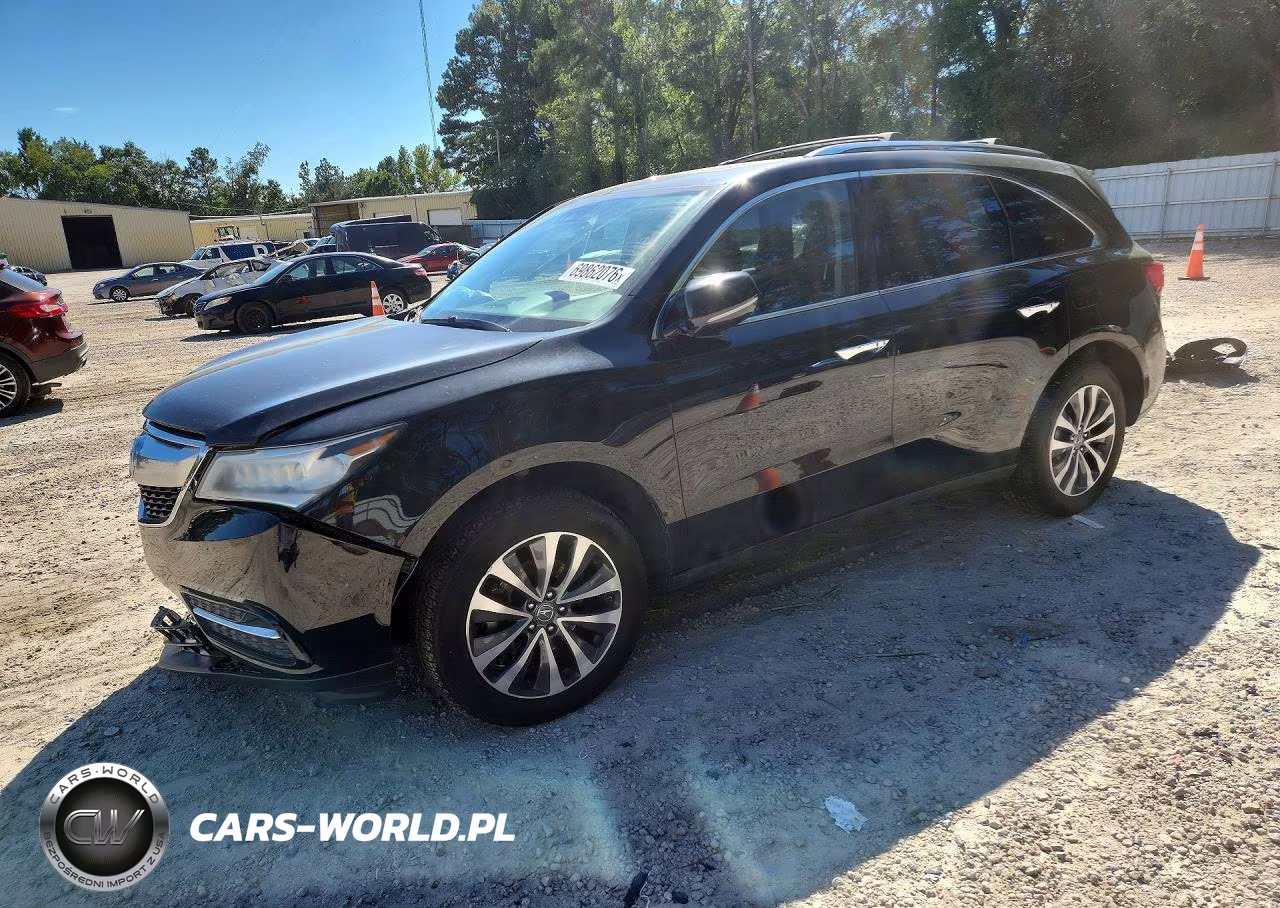 2016 Acura Mdx Technology VIN:5FRYD4H43GB017973 - 1