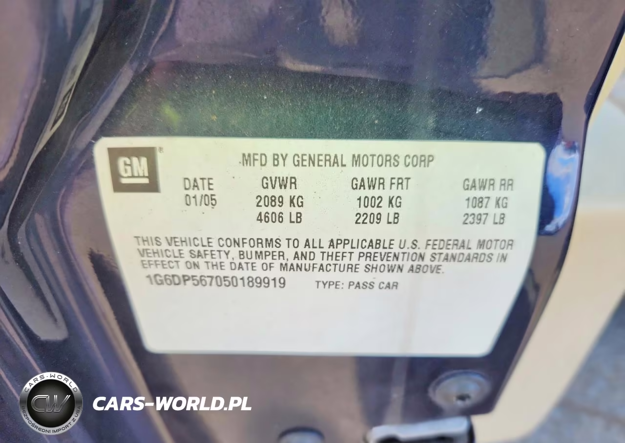 2005 Cadillac Cts Hi Feature V6 VIN:1G6DP567050189919 - 12