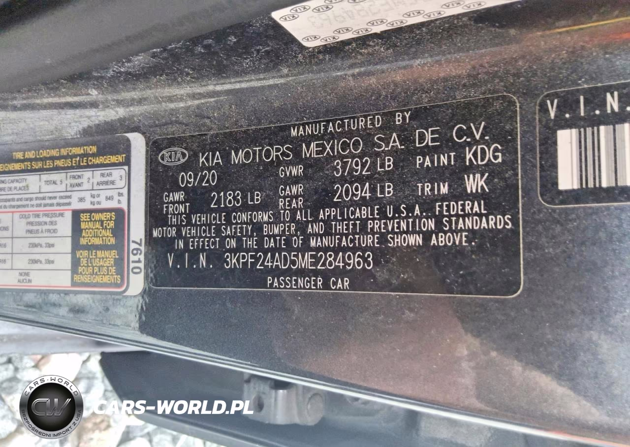 2021 Kia Forte Lxs VIN:3KPF24AD5ME284963 - 12