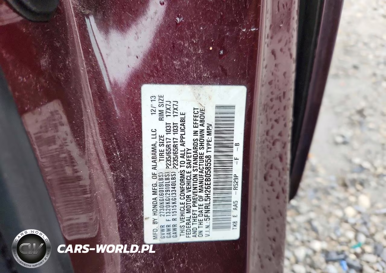 2014 Honda Odyssey Lx VIN:5FNRL5H26EB058558 - 14
