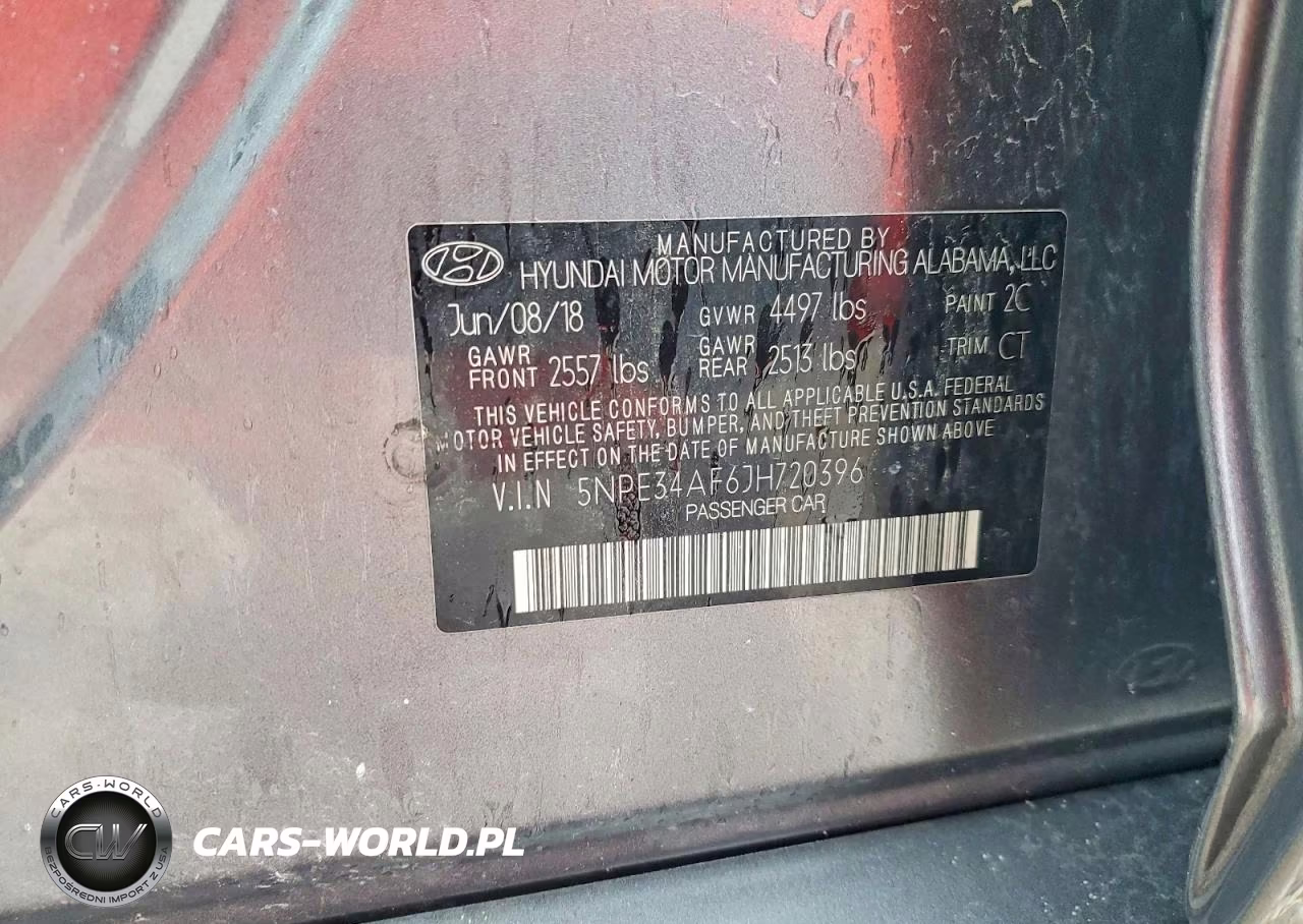 2018 Hyundai Sonata Sel+ VIN:5NPE34AF6JH720396 - 13