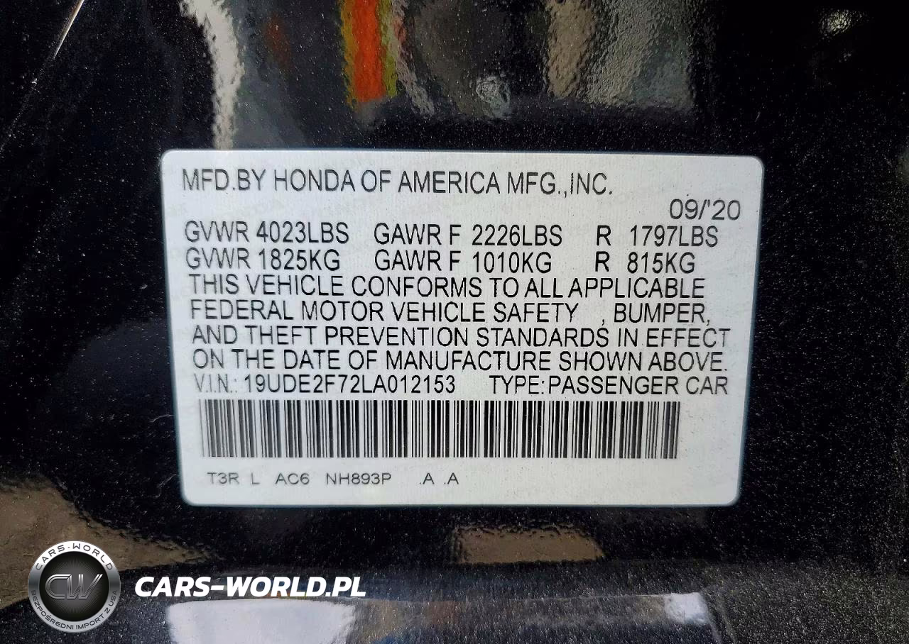2020 Acura Ilx Premium VIN:19UDE2F72LA012153 - 12
