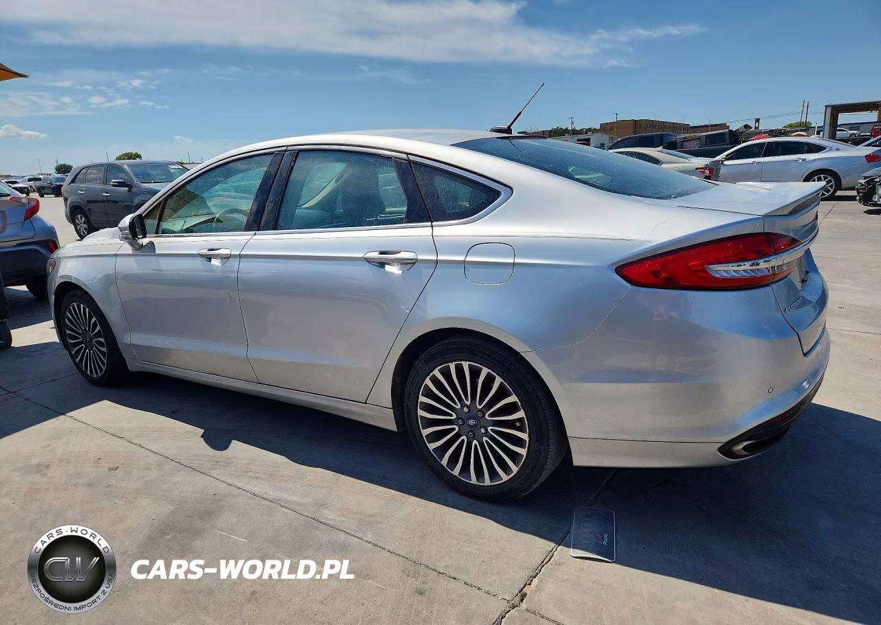 2017 Ford Fusion Titanium VIN:3FA6P0K91HR142795 - 2