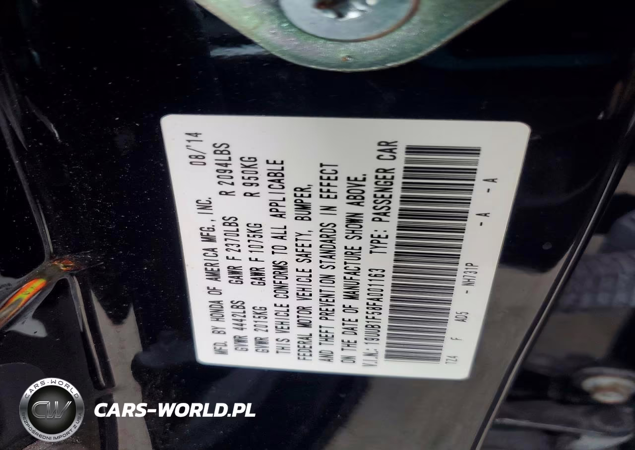 2015 Acura Tlx Tech VIN:19UUB1F58FA001163 - 13