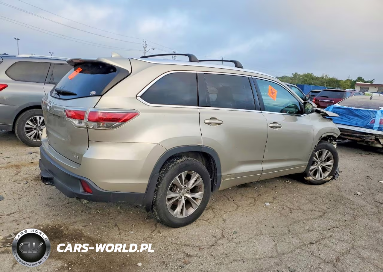 2015 Toyota Highlander Xle VIN:5TDJKRFH4FS131860 - 3