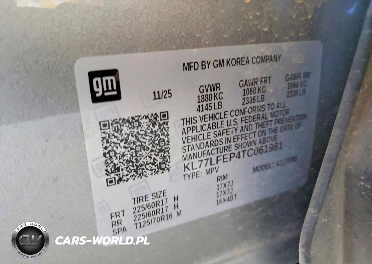 2026 Chevrolet Trax Ls VIN:KL77LFEP4TC061981 - 14