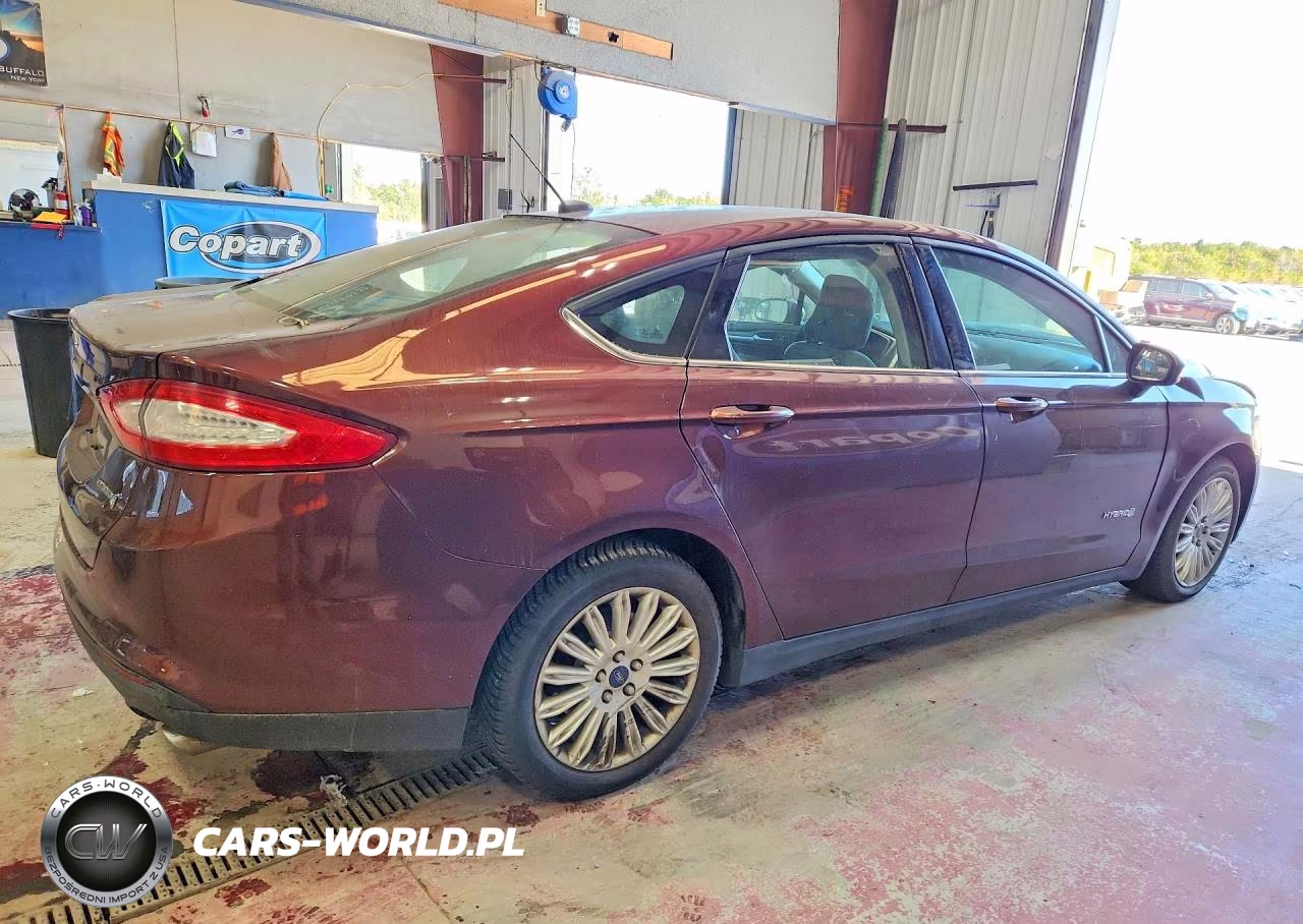 2016 Ford Fusion S Hybrid VIN:3FA6P0UU0GR405732 - 3