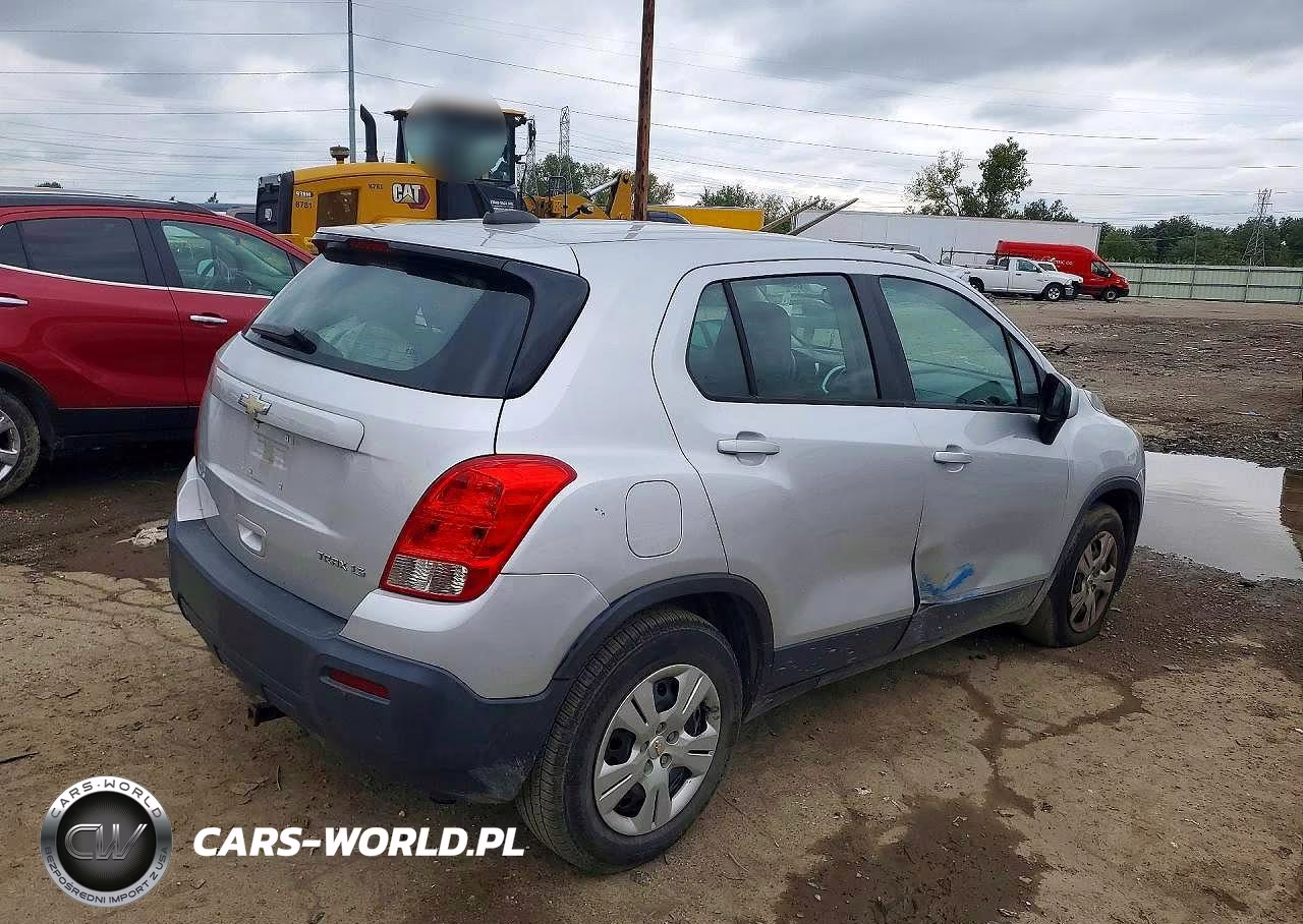2016 Chevrolet Trax Ls VIN:3GNCJKSB5GL256451 - 3