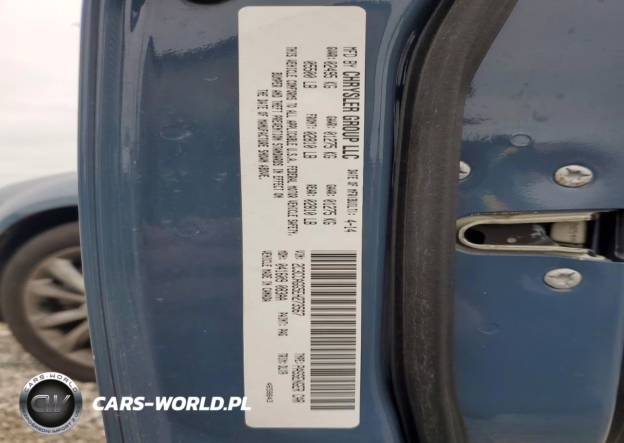 2014 Chrysler 300 S VIN:2C3CCAGG5EH273567 - 12