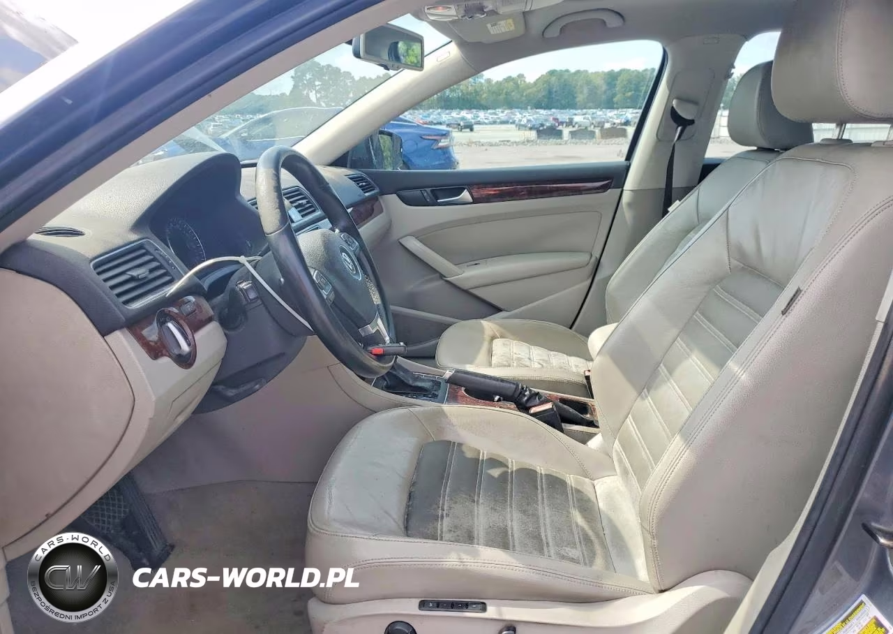 2013 Volkswagen Passat Sel VIN:1VWCM7A35DC076639 - 7