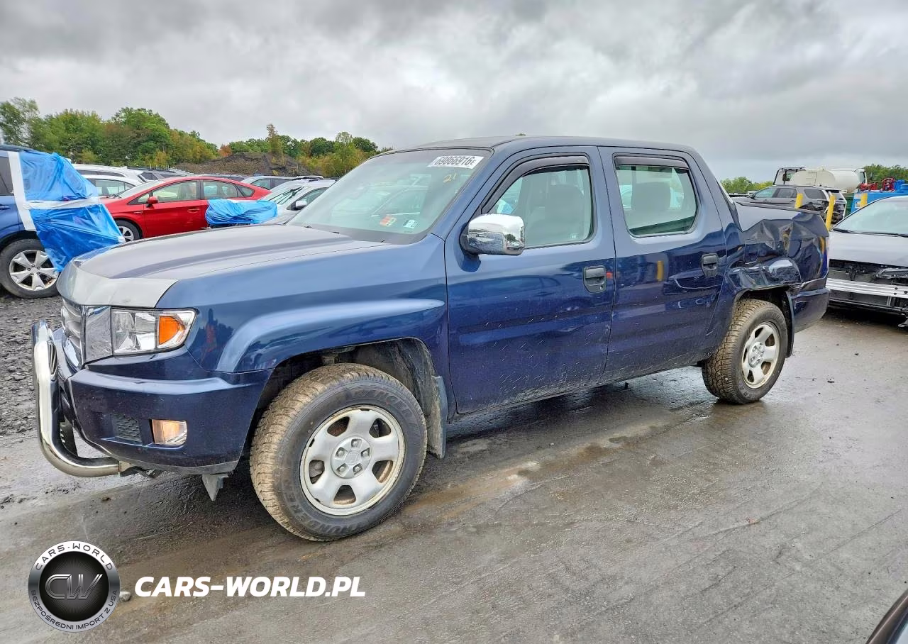 2012 Honda Ridgeline Rt VIN:5FPYK1F27CB459597 - 1