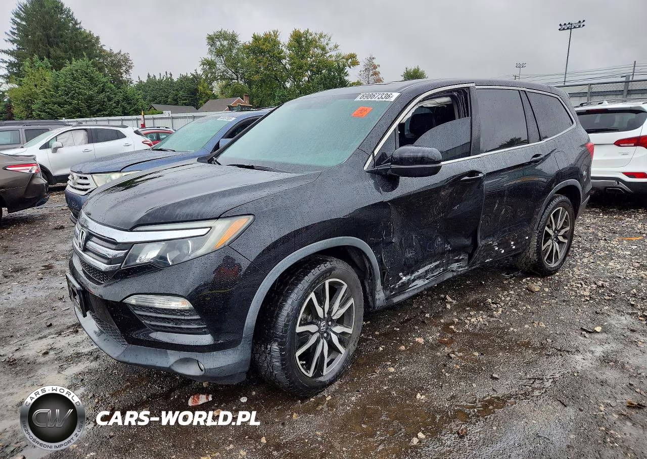 2018 Honda Pilot Exl VIN:5FNYF6H54JB009937 - 1