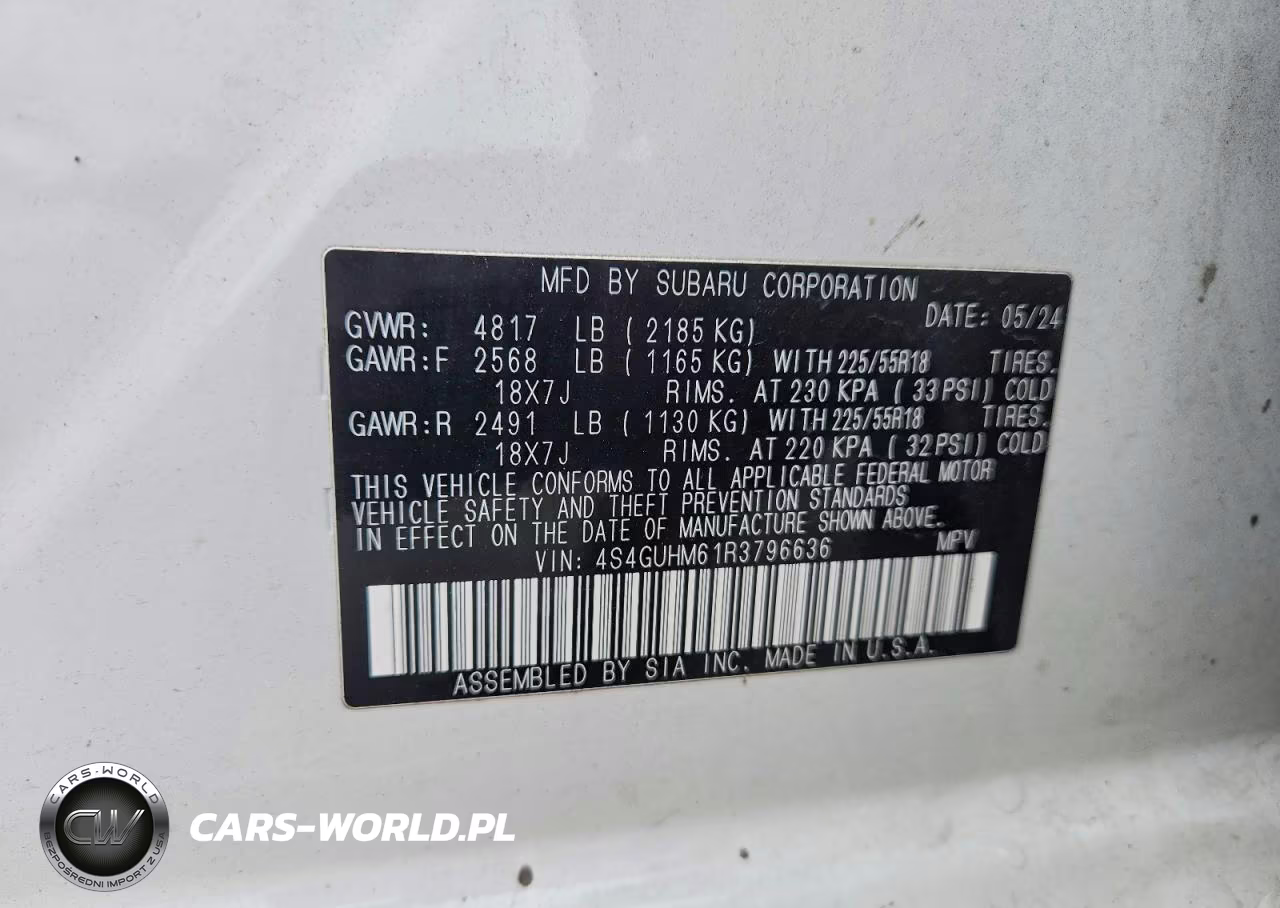 2024 Subaru Crosstrek Limited VIN:4S4GUHM61R3796636 - 12