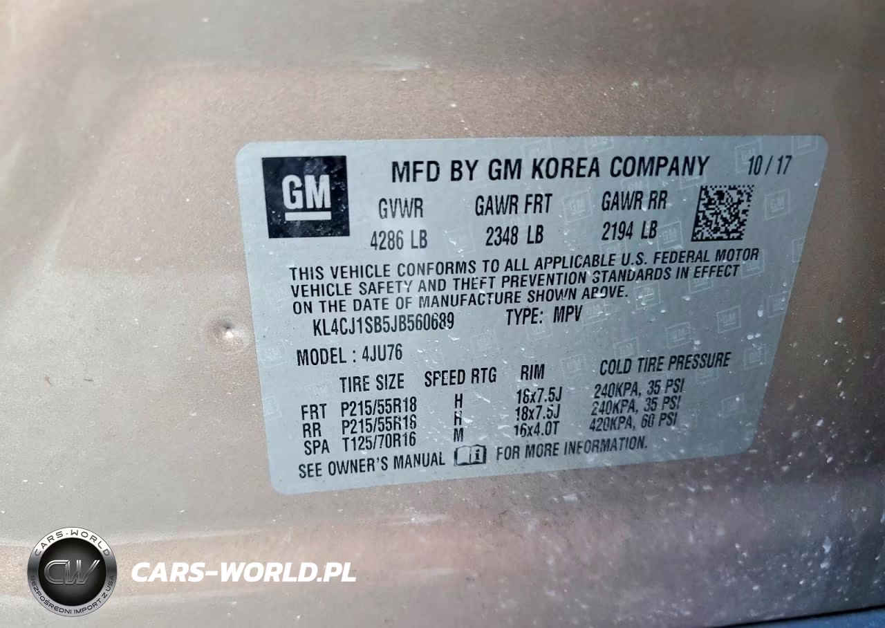 2018 Buick Encore Sport Touring VIN:KL4CJ1SB5JB560689 - 13