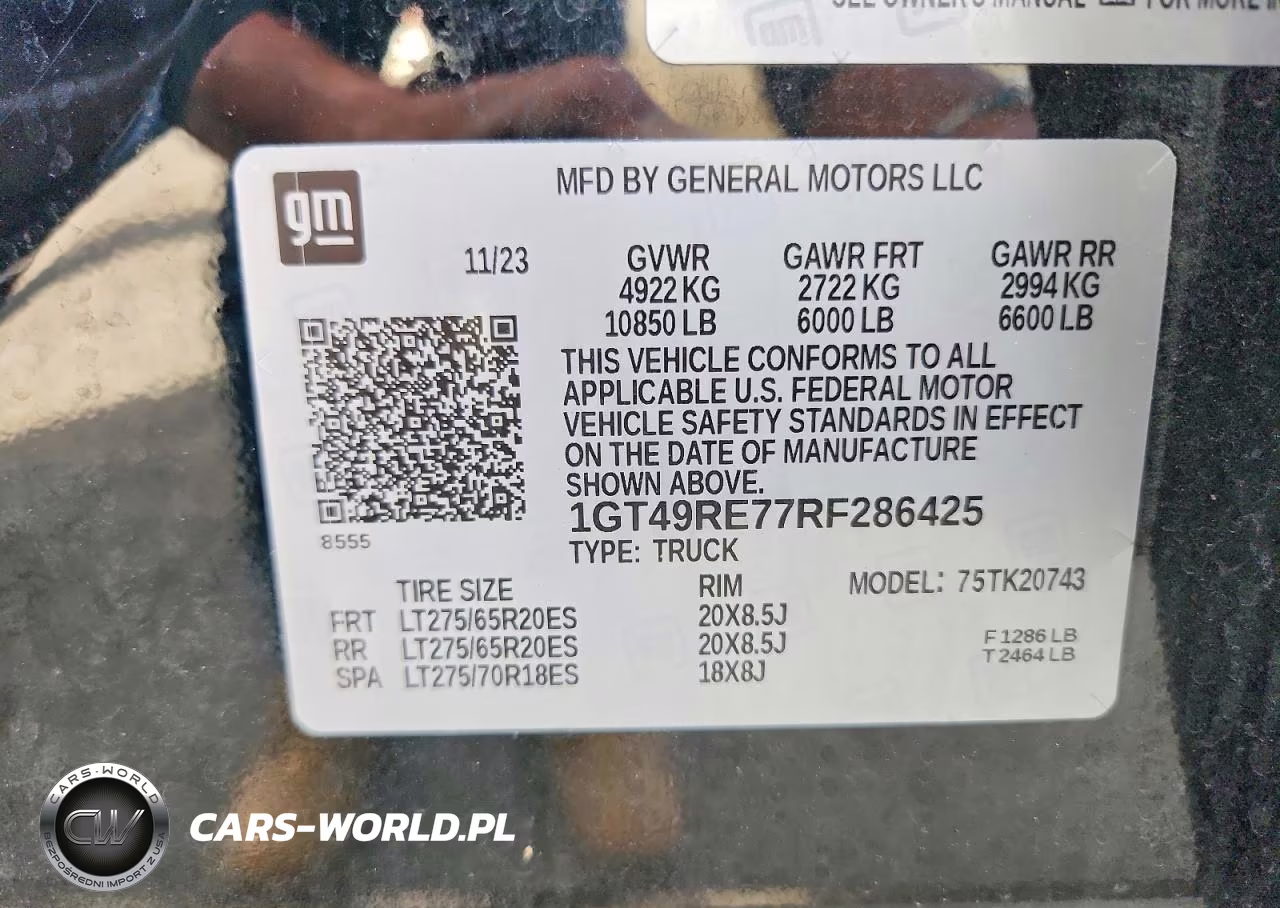 2024 GMC Sierra K2500 Denali VIN:1GT49RE77RF286425 - 12