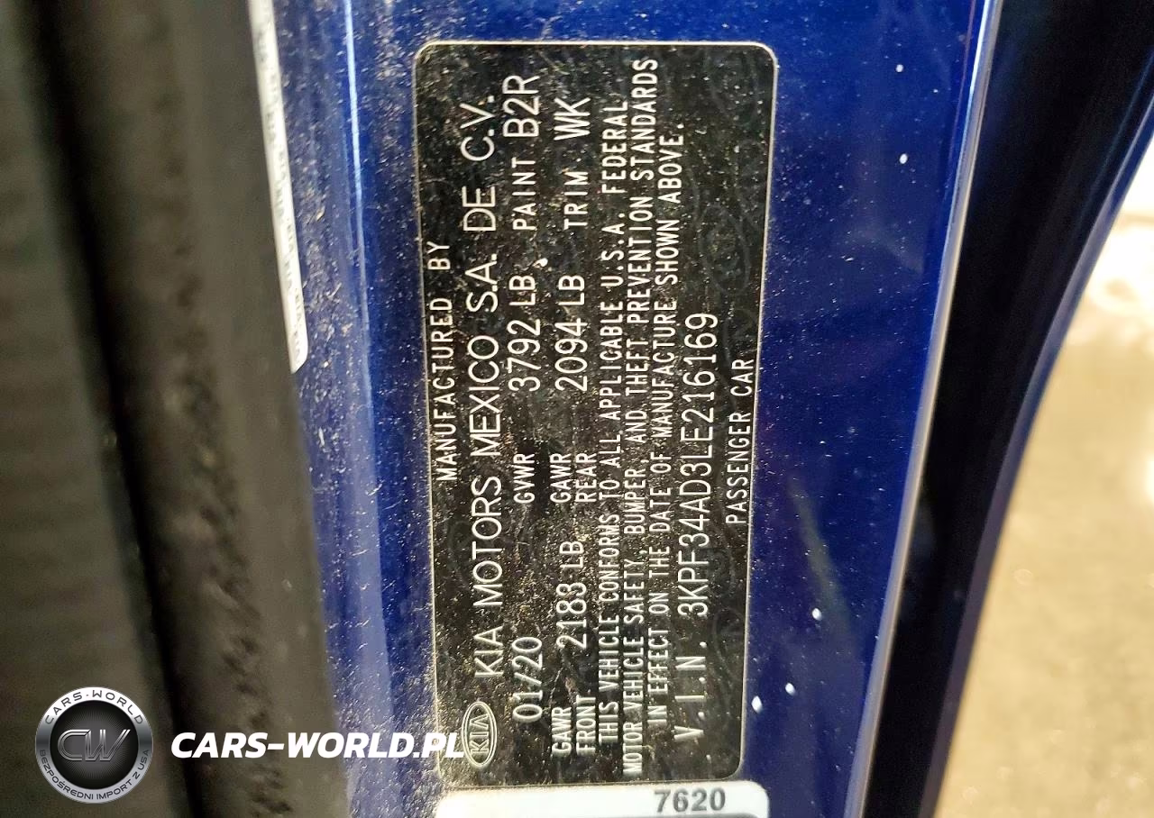 2020 Kia Forte Gt Line VIN:3KPF34AD3LE216169 - 13