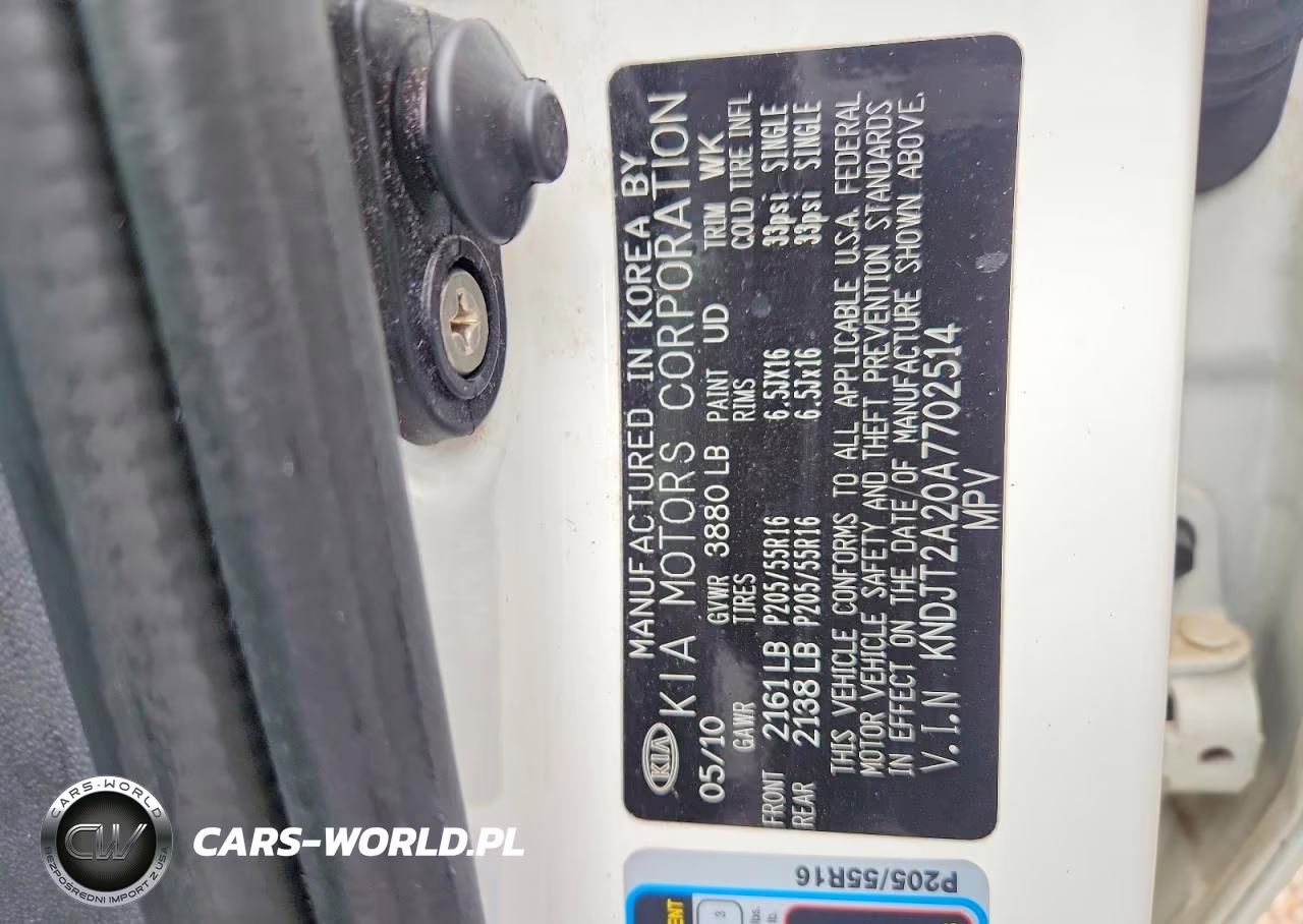 2010 Kia Soul + VIN:KNDJT2A20A7702514 - 13