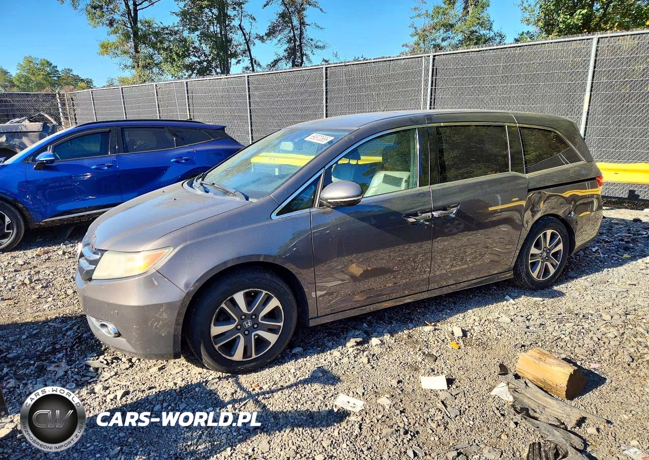 2015 Honda Odyssey Touring VIN:5FNRL5H99FB115446 - 1