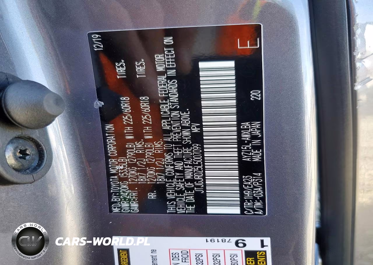 2020 Lexus Nx 300H VIN:JTJGJRDZ5L5007099 - 13