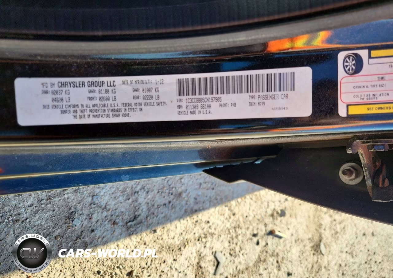 2012 Chrysler 200 Touring VIN:1C3CCBBB5CN197905 - 13