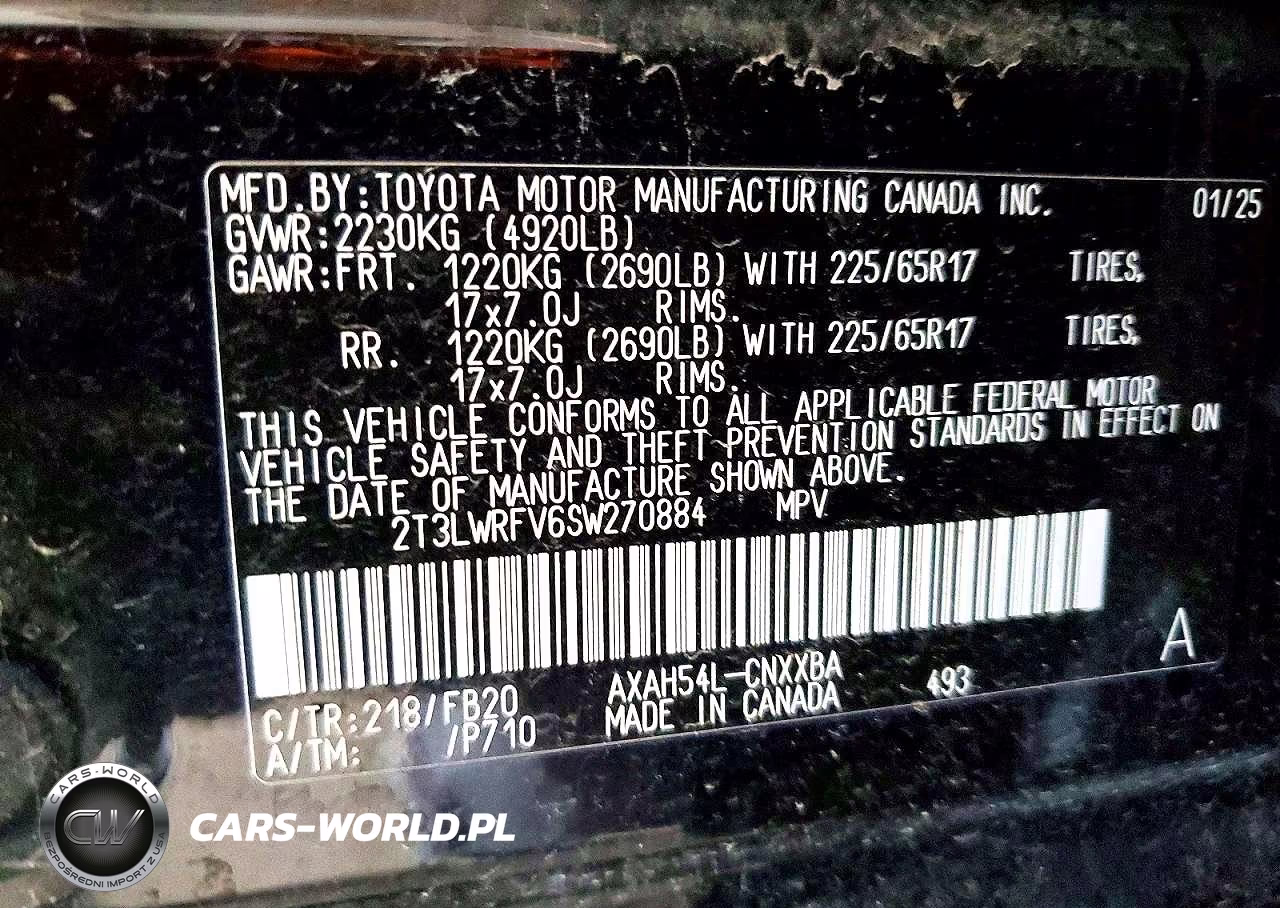 2025 Toyota Rav4 Le VIN:2T3LWRFV6SW270884 - 13