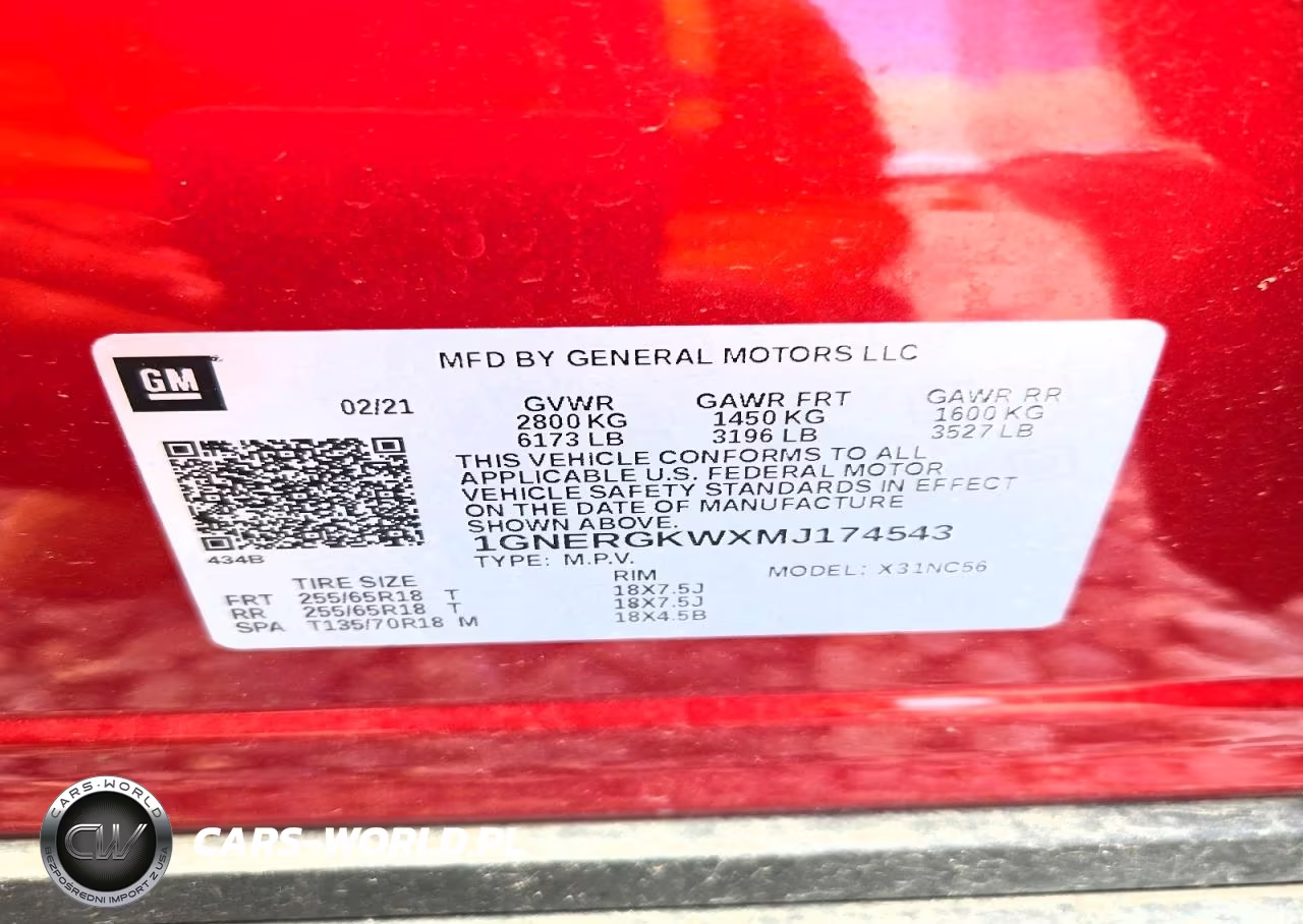 2021 Chevrolet Traverse Lt VIN:1GNERGKWXMJ174543 - 13