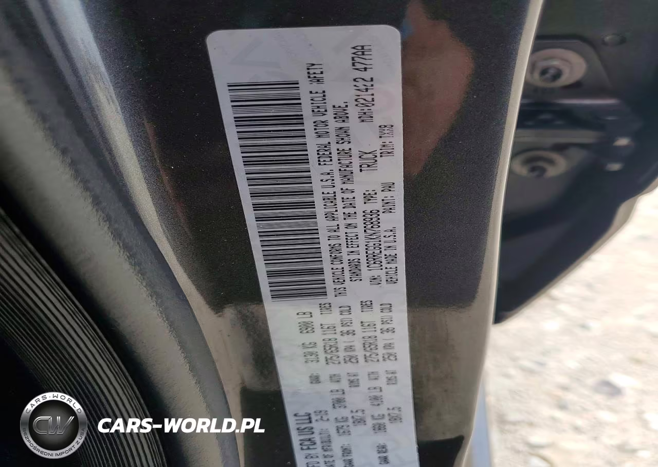 2019 Ram 1500 Tradesman VIN:1C6RREGG1KN768936 - 12