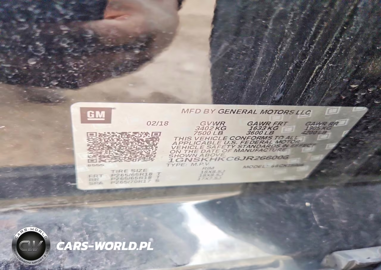 2018 Chevrolet Suburban K1500 Lt VIN:1GNSKHKC6JR266006 - 12