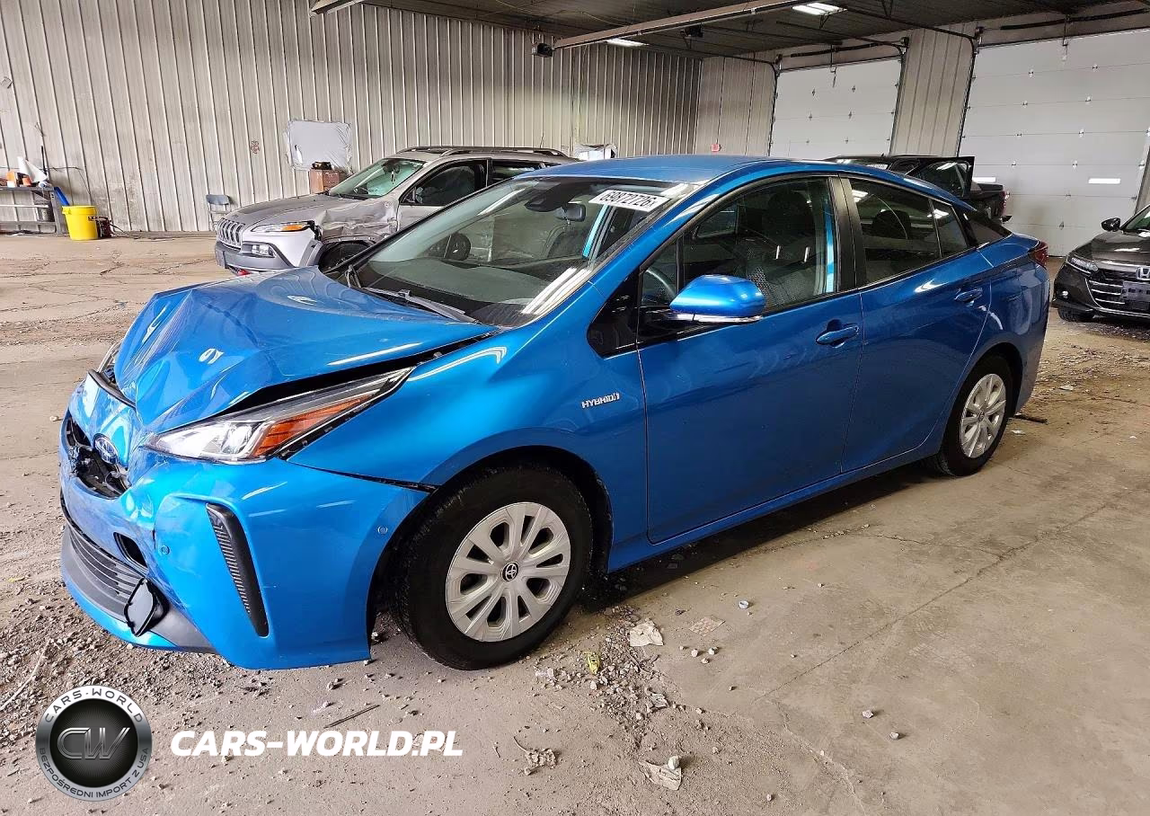 2019 Toyota Prius Le VIN:JTDKARFU1K3092046 - 1