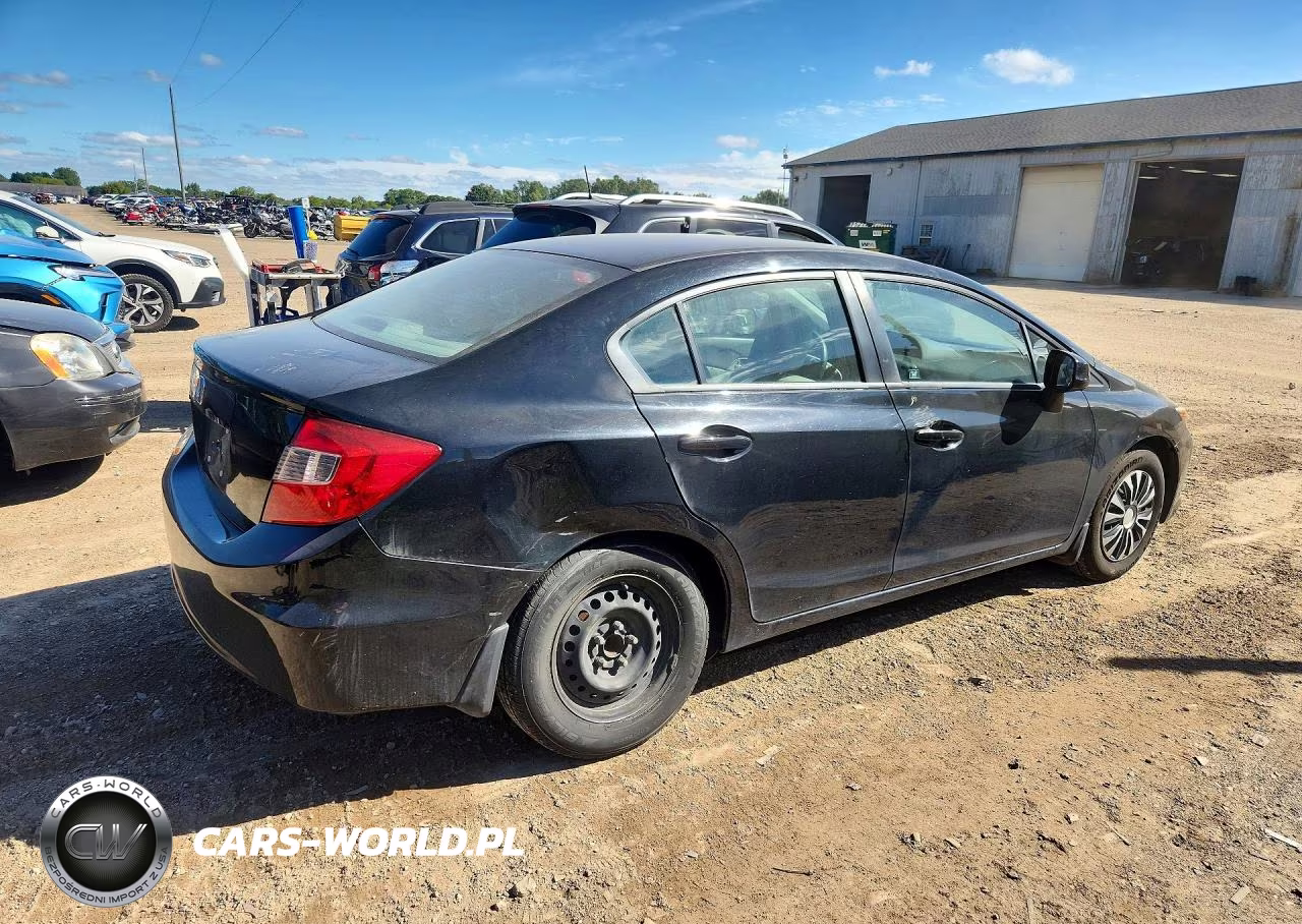 2012 Honda Civic Lx VIN:19XFB2F5XCE106177 - 3