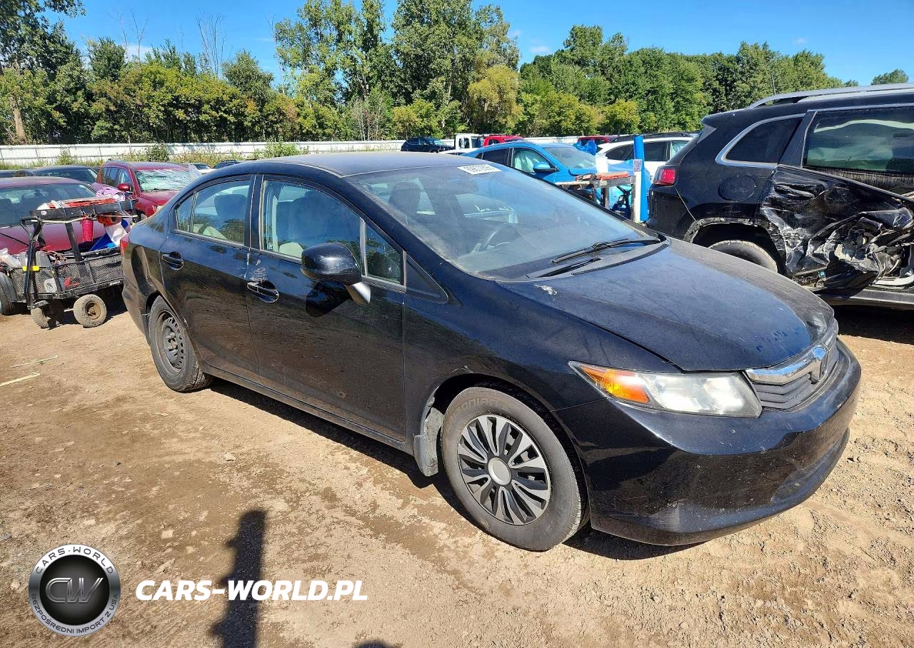2012 Honda Civic Lx VIN:19XFB2F5XCE106177 - 4