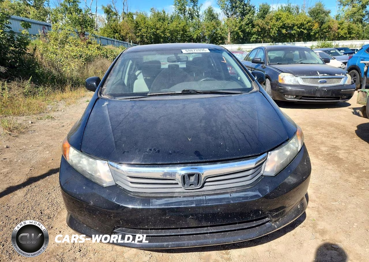 2012 Honda Civic Lx VIN:19XFB2F5XCE106177 - 5