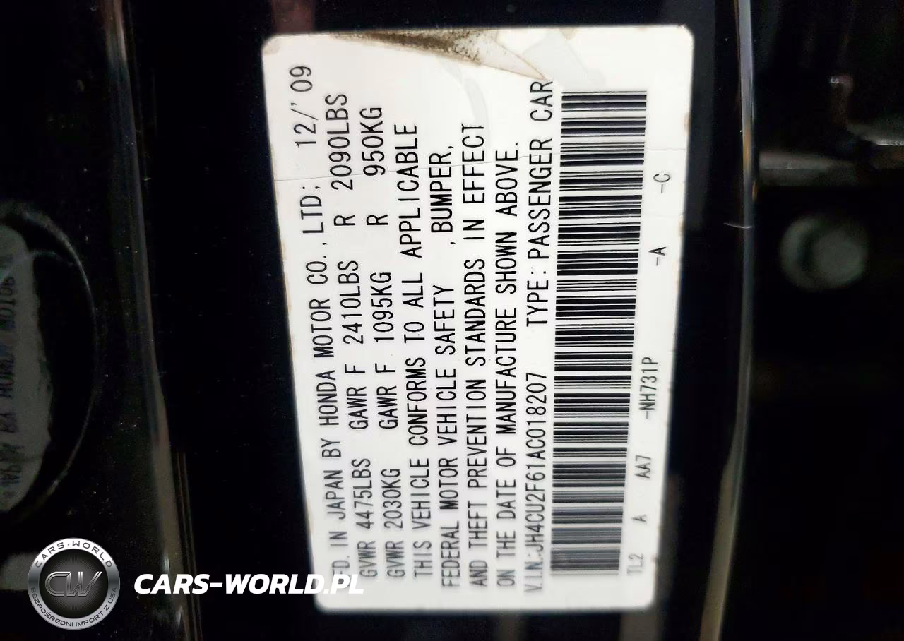 2010 Acura Tsx VIN:JH4CU2F61AC018207 - 12