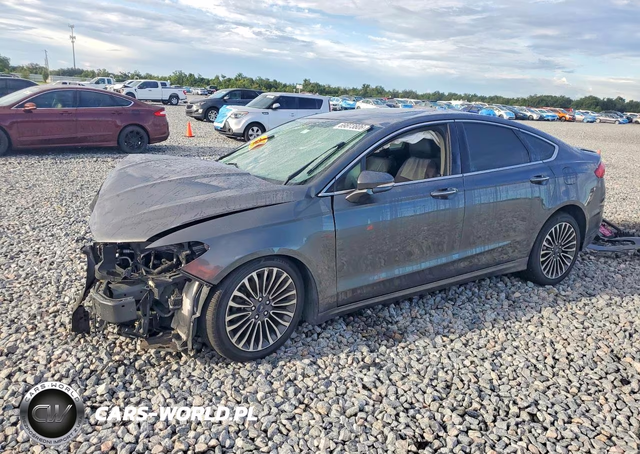 2018 Ford Fusion Titanium VIN:3FA6P0D92JR233819 - 1