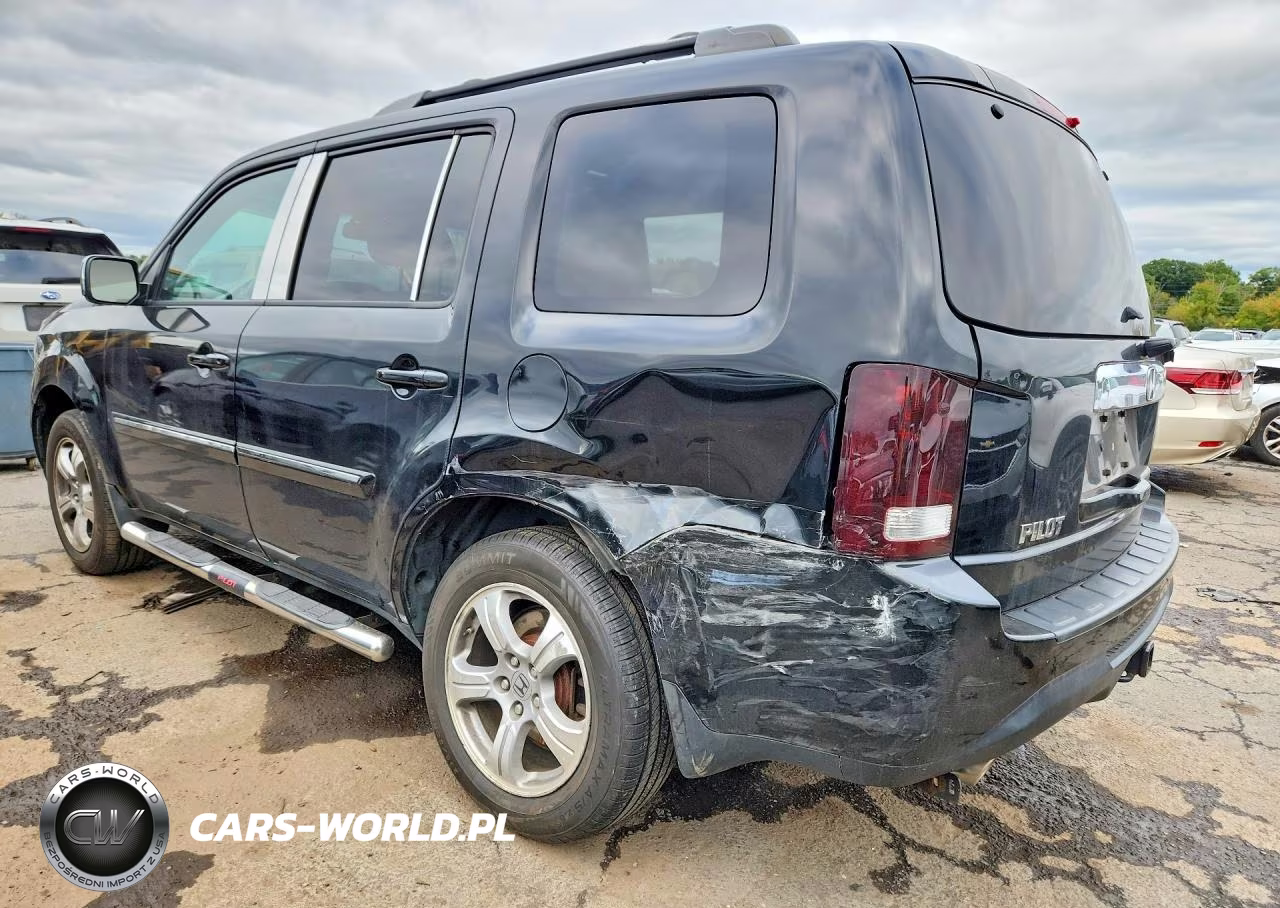 2012 Honda Pilot Exl VIN:5FNYF4H62CB086032 - 2