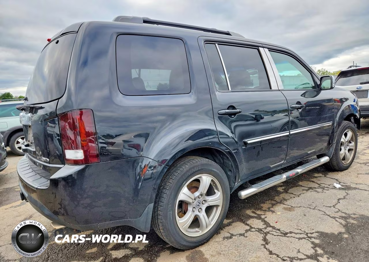 2012 Honda Pilot Exl VIN:5FNYF4H62CB086032 - 3
