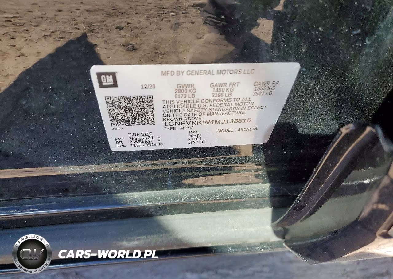 2021 Chevrolet Traverse Premier VIN:1GNEVKKW4MJ138815 - 13
