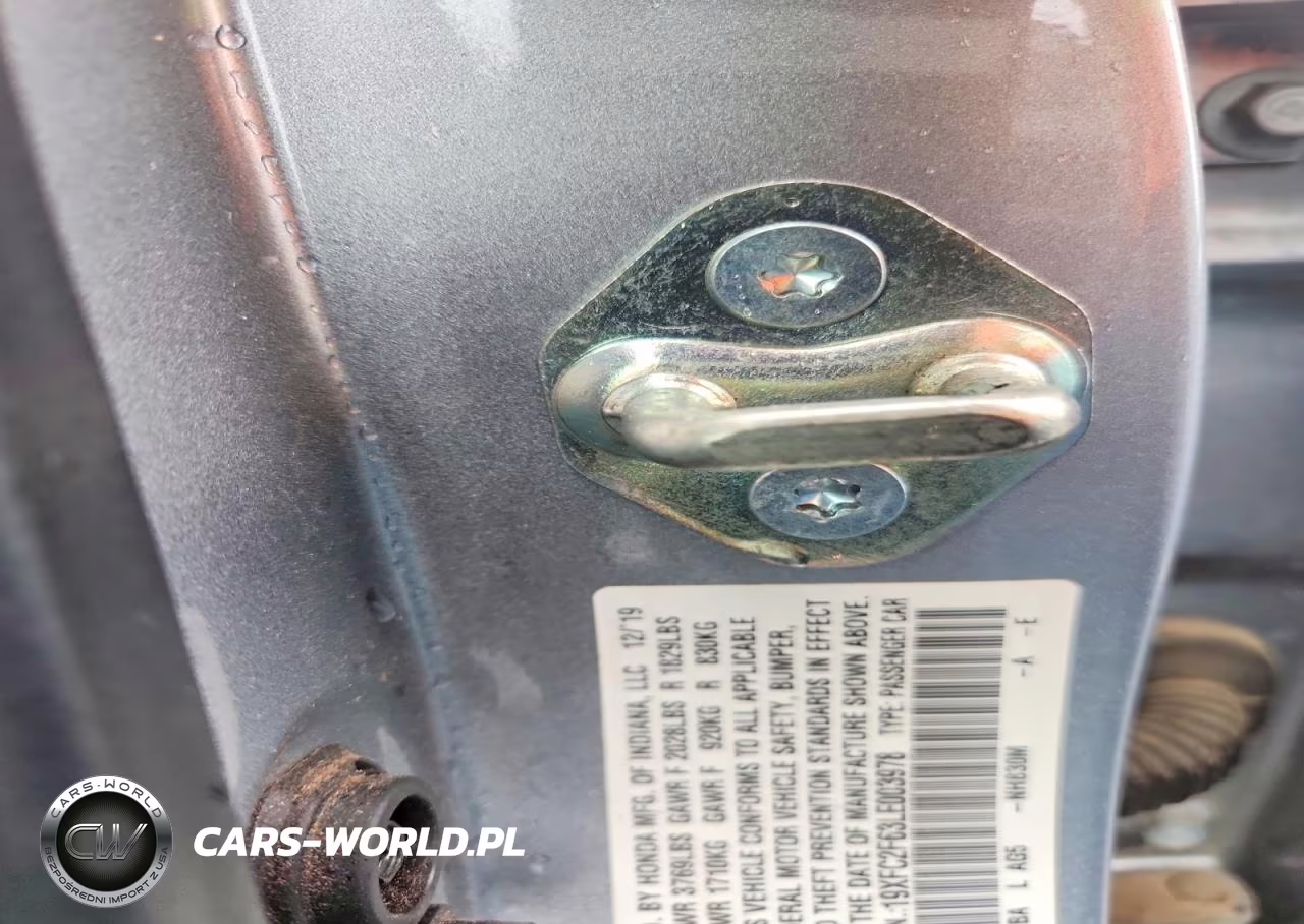 2020 Honda Civic Lx VIN:19XFC2F63LE003978 - 12