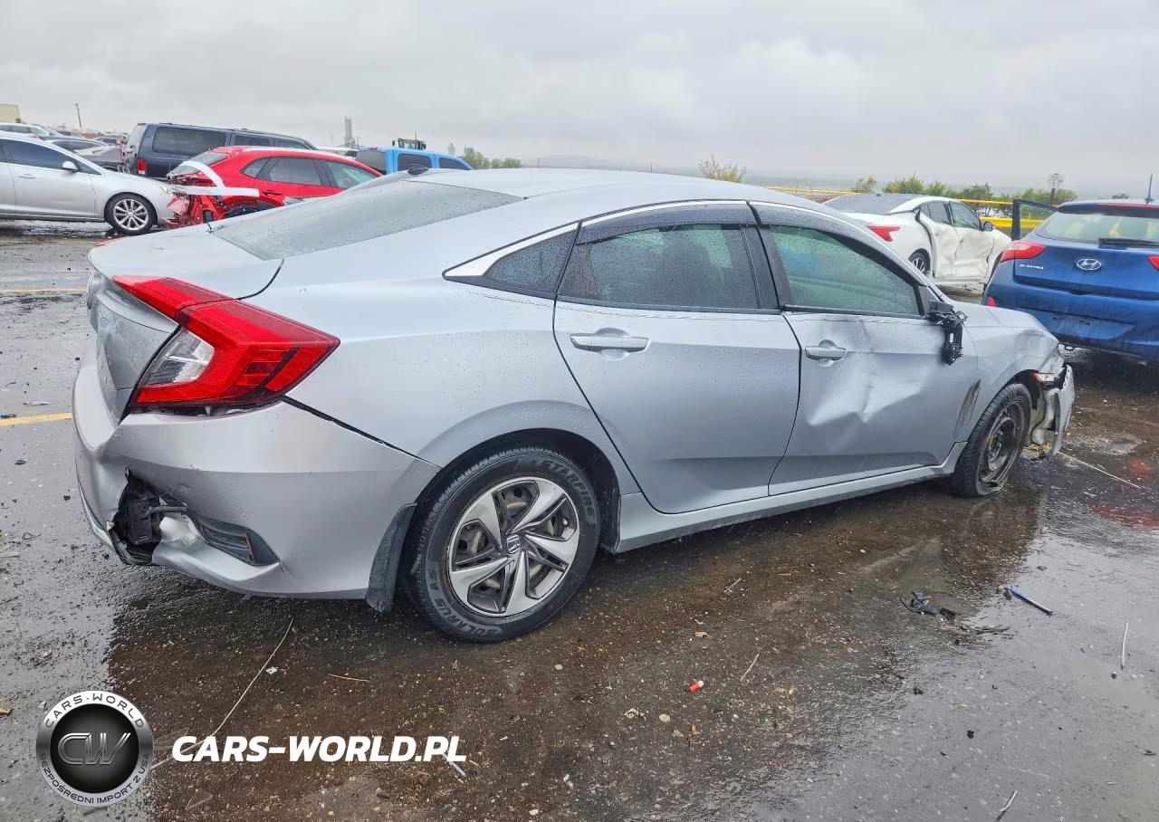 2020 Honda Civic Lx VIN:19XFC2F63LE003978 - 3