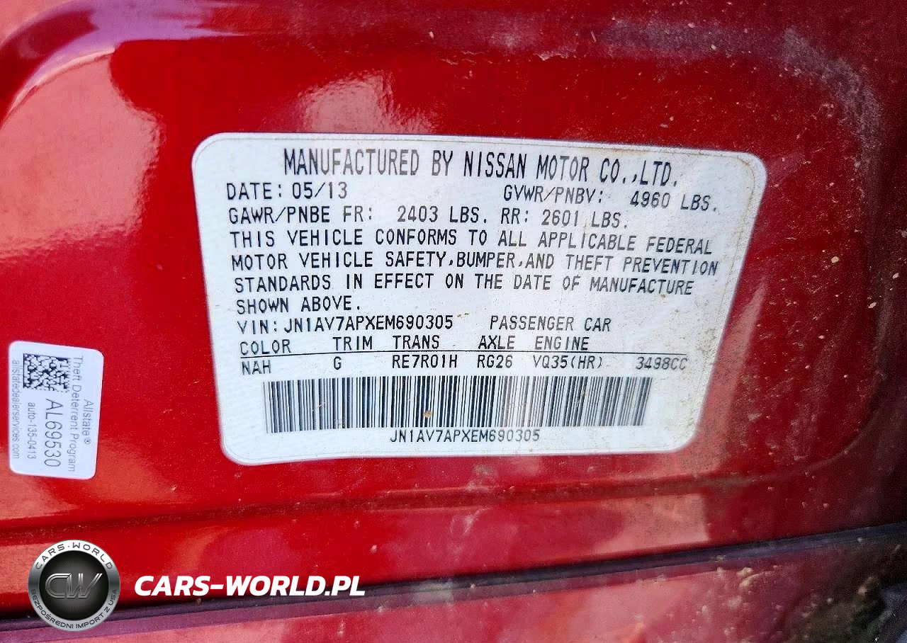 2014 Infiniti Q50 Hybrid Premium VIN:JN1AV7APXEM690305 - 13