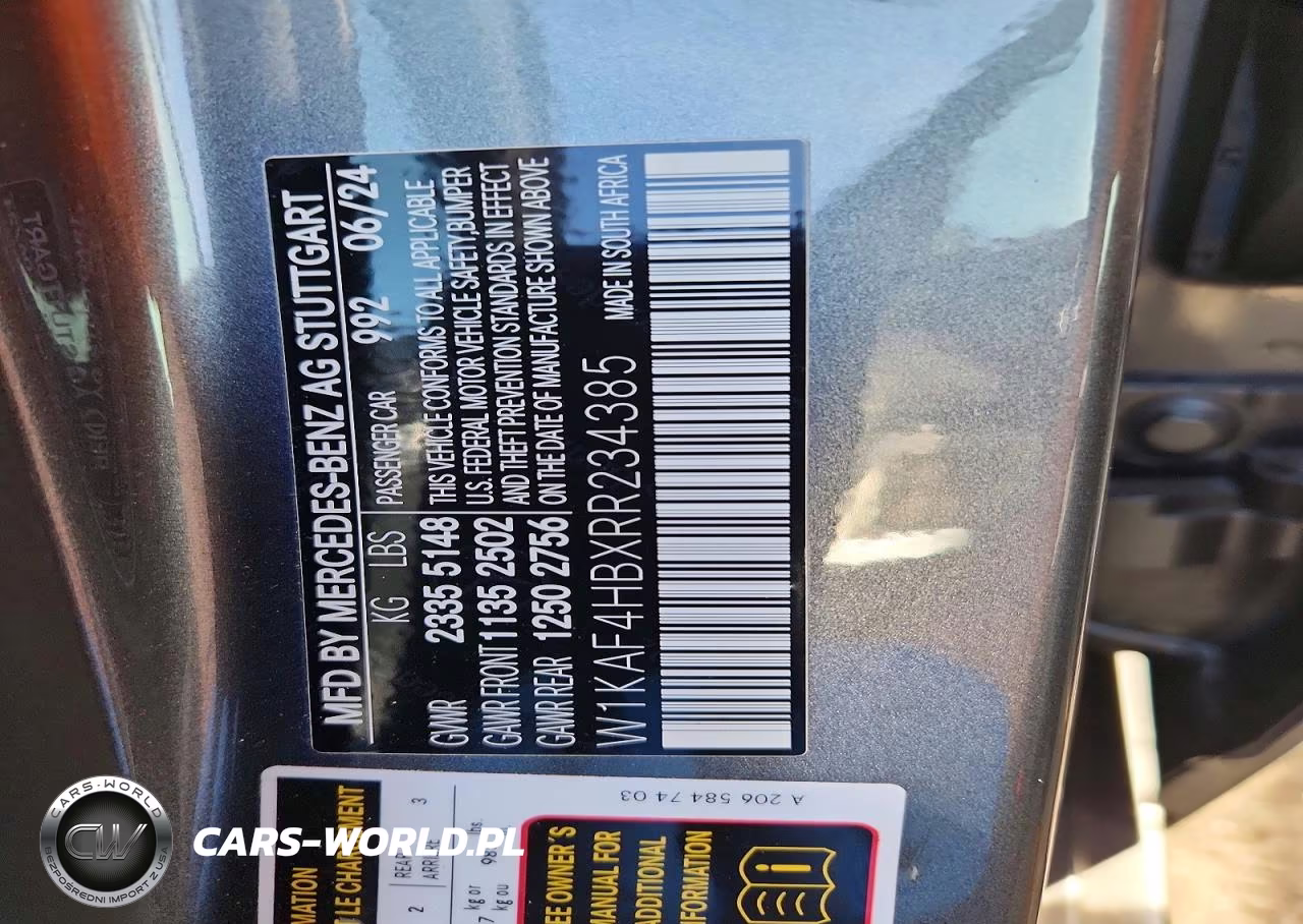 2024 Mercedes-Benz C 300 4Matic VIN:W1KAF4HBXRR234385 - 12