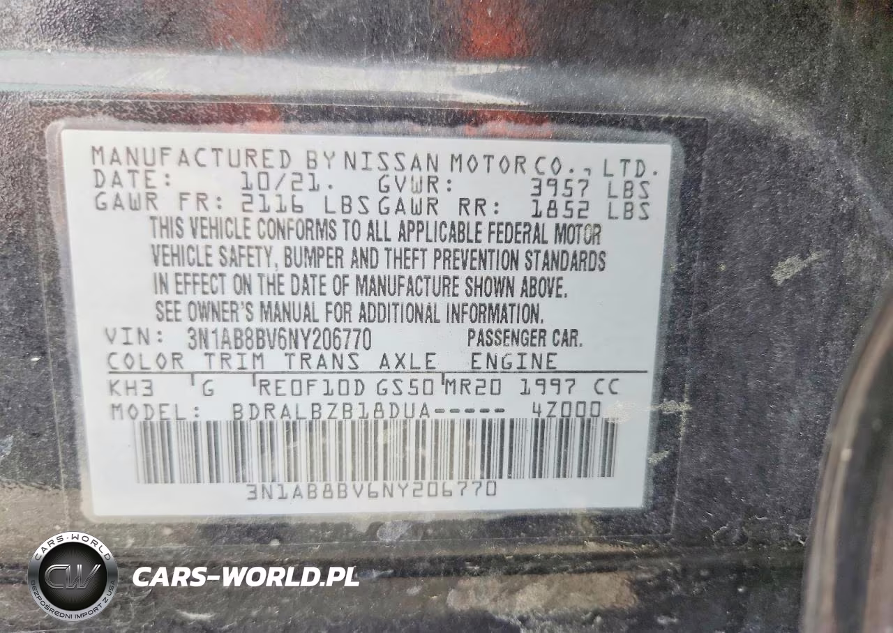 2022 Nissan Sentra S VIN:3N1AB8BV6NY206770 - 12