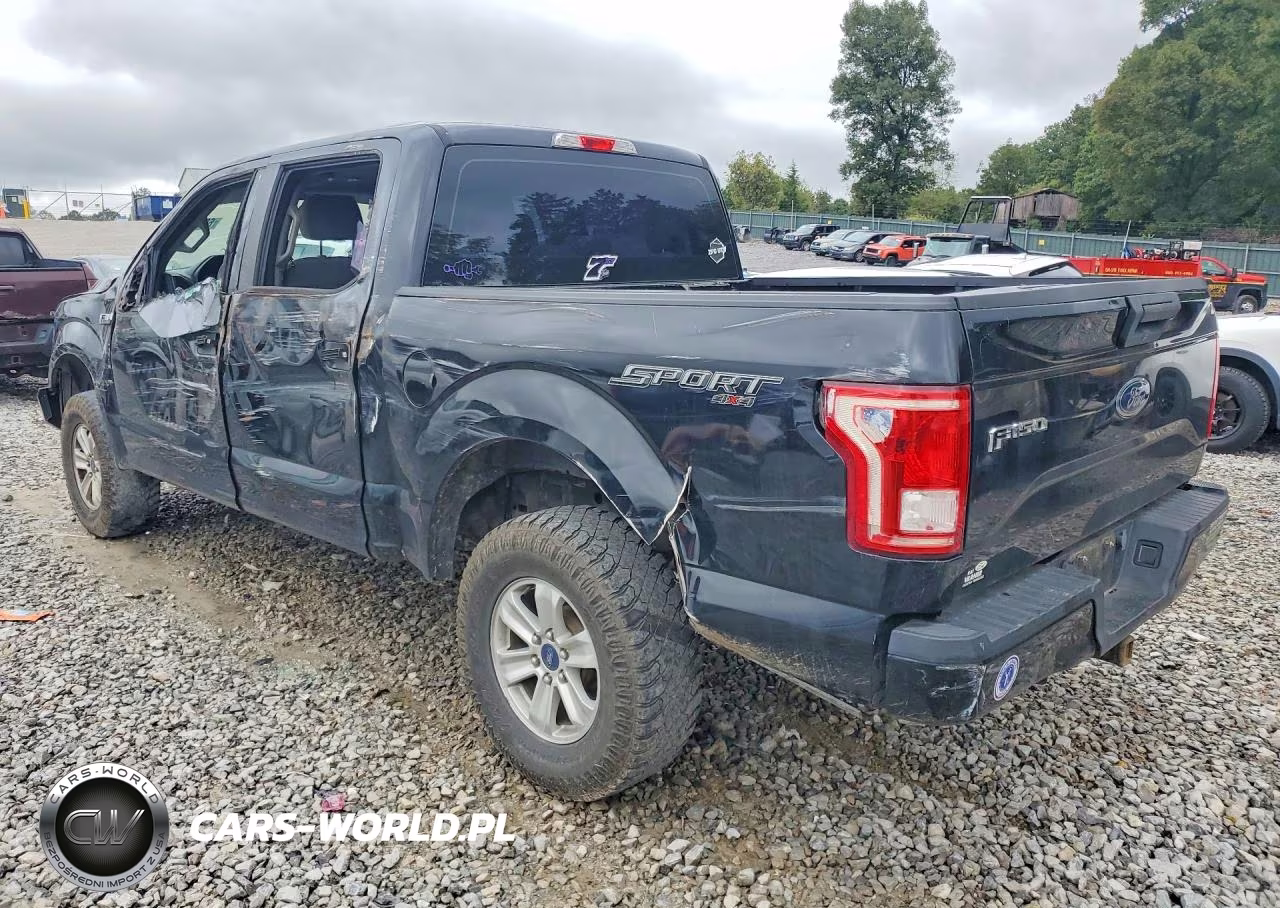 2017 Ford F150 Supercrew VIN:1FTEW1EF5HKD22673 - 2