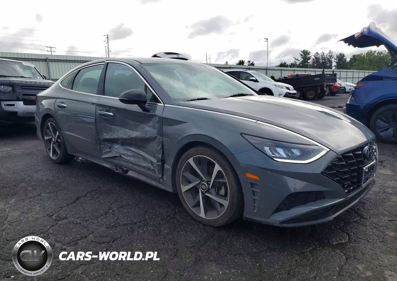 2021 Hyundai Sonata Sel Plus VIN:5NPEJ4J24MH107961 - 4