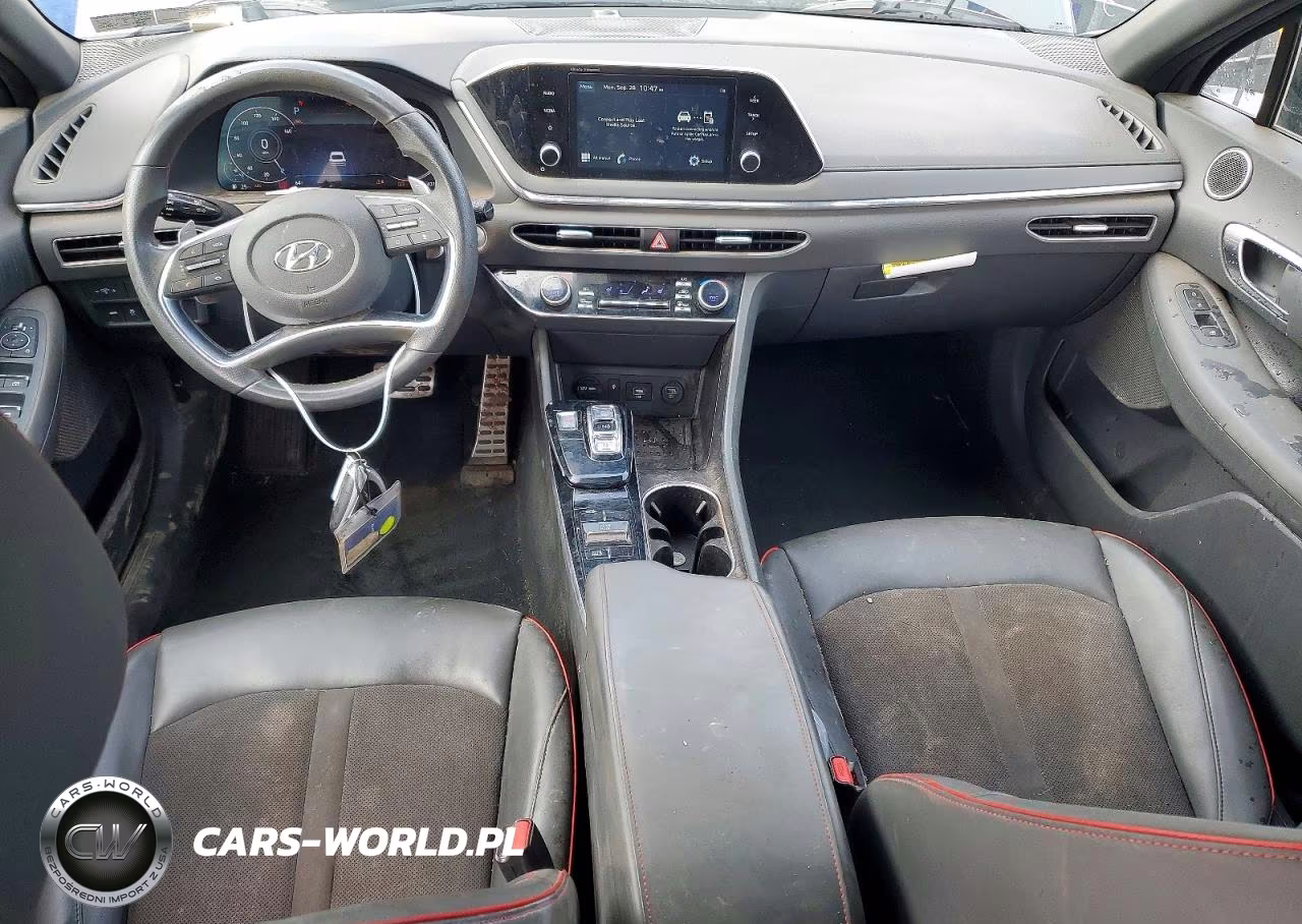 2021 Hyundai Sonata Sel Plus VIN:5NPEJ4J24MH107961 - 8